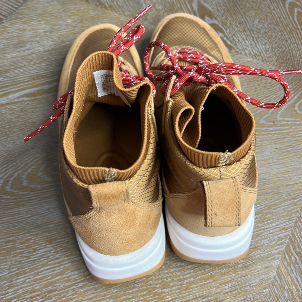 NURTURE Elias Mixed Material Platform High Top Sneakers 10 - Picture 7 of 10